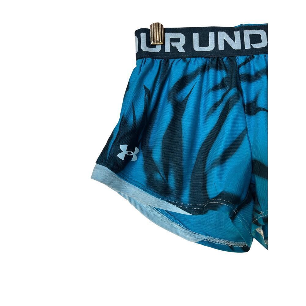 UNDER ARMOUR Girl’s Athletic Abstract Print Shorts / Size: YXS - Picture 5 of 8